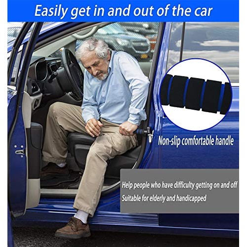 Car Handle Auto Cane Car Mobility Aid Portable Vehicle Support Handle Seatbel...