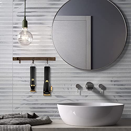 MOSMAOO Professional Cordless Hair Clippers and Hair Trimmer Combo Set for Ba...