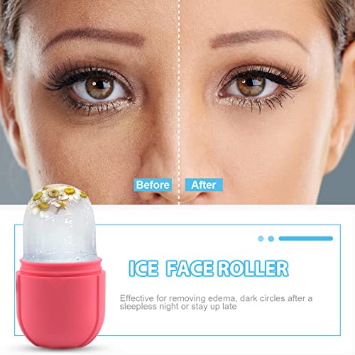 Ice Face Roller, Ice Roller for Face and Eye, Reusable Beauty Ice Facial Roll...