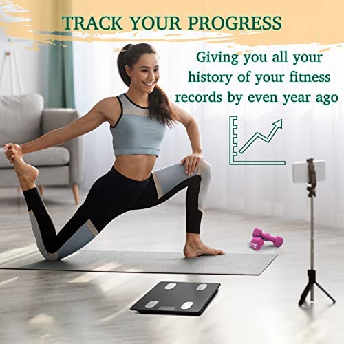 Smart Scale, Wireless Digital Bathroom Scale for Body Weight, Bluetooth Body ...