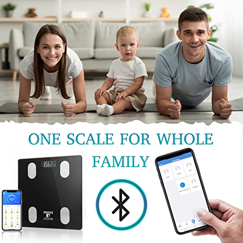 Smart Scale, Wireless Digital Bathroom Scale for Body Weight, Bluetooth Body ...