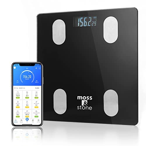 Smart Scale, Wireless Digital Bathroom Scale for Body Weight, Bluetooth Body ...