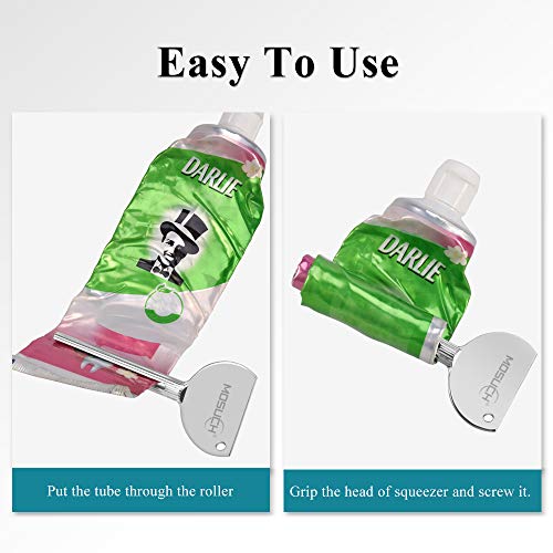 Toothpaste Squeezer, Tube Squeezer 3 Pack Metal Tube Squeezer Tube Winder Eco...