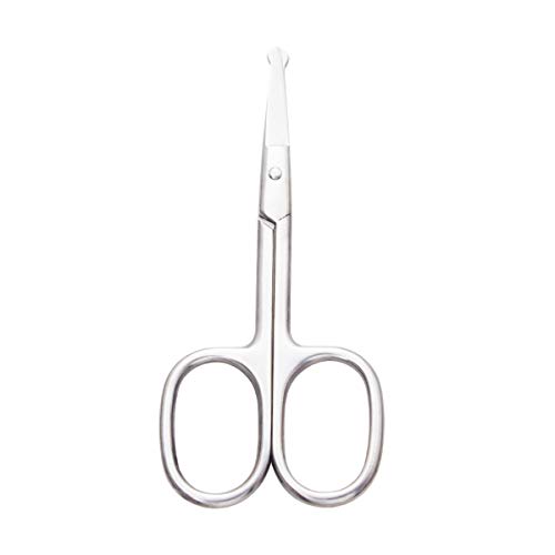 Motanar Eyebrow and Nose Hair Scissors, 3.7” Stainless Steel Professional Fac...