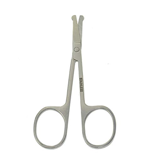 Motanar Nose Hair Trimmer Scissors-3.4' Round Tip Scissors For Ear Eyebrow Be...