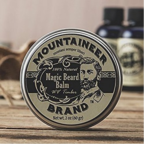 Magic Beard Balm Leave-in Conditioner by Mountaineer Band | Natural Oils, She...