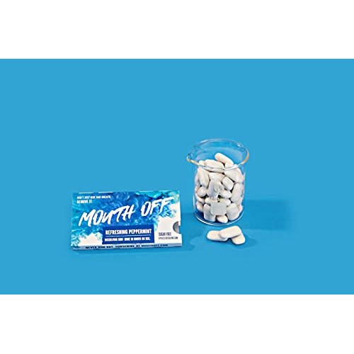 Mouth Off Breath Freshening Fast Dissolving Sugar-Free Gum, Refreshing Pepper...