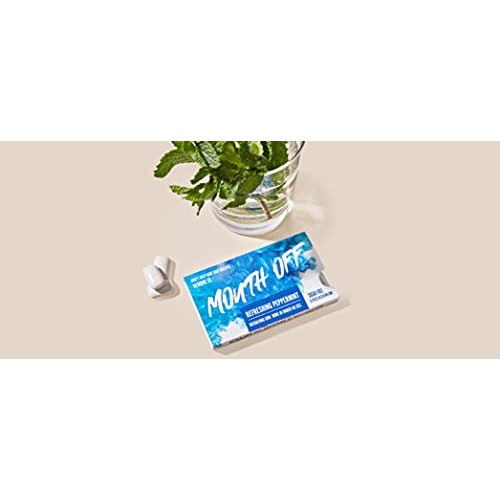 Mouth Off Breath Freshening Fast Dissolving Sugar-Free Gum, Refreshing Pepper...