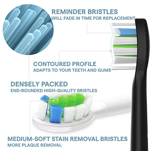 Electric Toothbrush with Water Flosser Combo Dental Cordless Oral Irrigator 4...