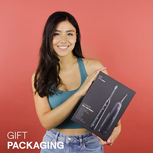 Electric Toothbrush with Water Flosser Combo Dental Cordless Oral Irrigator 4...