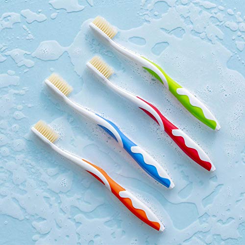 MOUTHWATCHERS - Manual Toothbrushes - Clean Teeth for Adult - 2 Count - Floss...