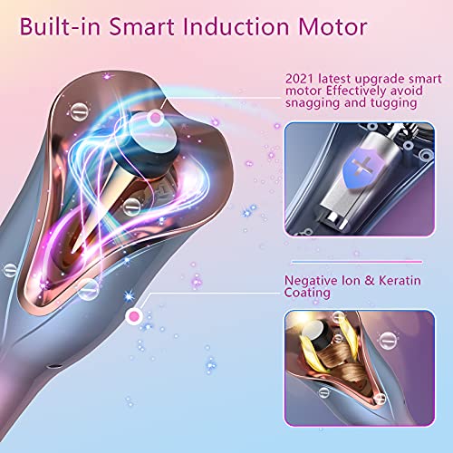 Auto Hair Curler, Automatic Curling Iron Wand with 4 Temp Up to 425℉& Timer &...