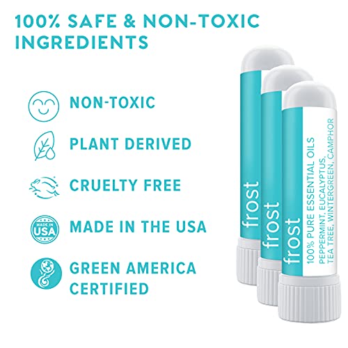 MOXE Frost - Energizing Aromatherapy Nasal Inhaler - Alleviate Headaches, Boo...
