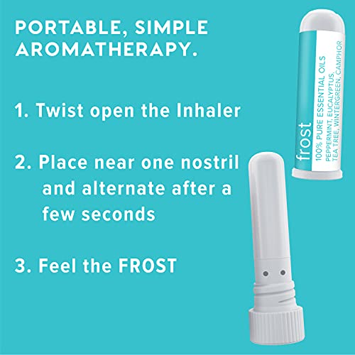 MOXE Frost - Energizing Aromatherapy Nasal Inhaler - Alleviate Headaches, Boo...
