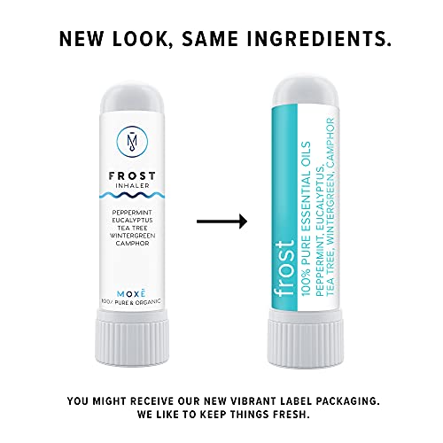 MOXE Frost - Energizing Aromatherapy Nasal Inhaler - Alleviate Headaches, Boo...