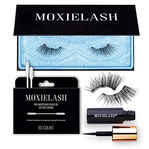 MoxieLash Magnetic Eyelashes with Eyeliner Kit - Baby Bundle - Natural Lookin...