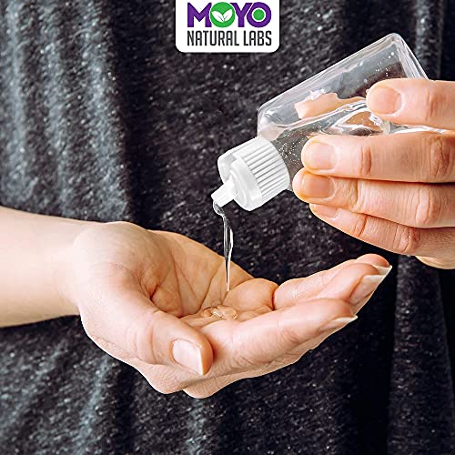 MoYo Natural Labs 2 oz Squirt Bottles, Squeezable Empty Travel Containers, BP...