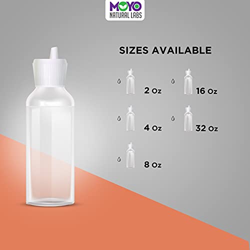 MoYo Natural Labs 2 oz Squirt Bottles, Squeezable Empty Travel Containers, BP...