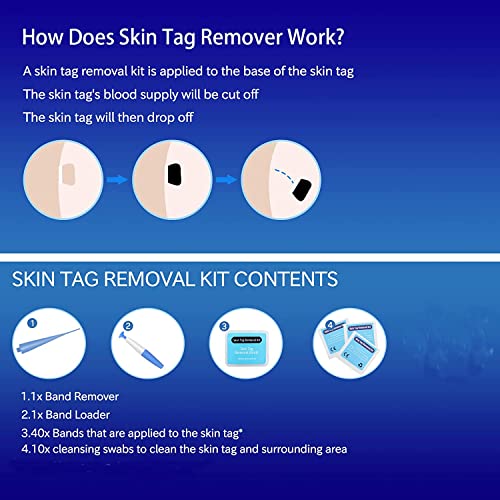【2 Pack】Skin Tag Remover, Skin Tag Removal Kit Tools with 36Pcs Repair Patc...