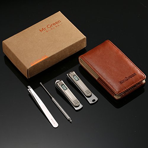 Manicure Pedicure Set, Nail Clippers Set, Medical Grade Stainless Steel Groom...