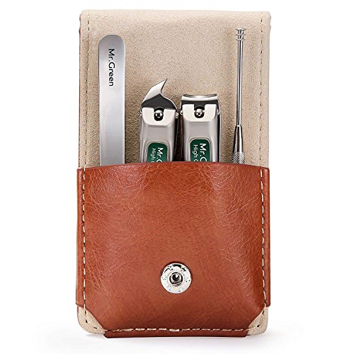 Manicure Pedicure Set, Nail Clippers Set, Medical Grade Stainless Steel Groom...