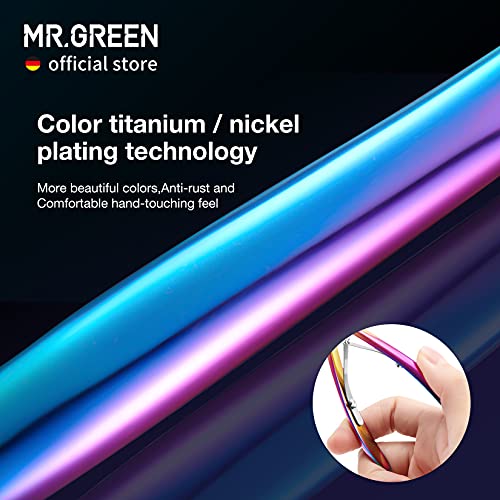 MR.GREEN Cuticle Nippers Gorgeous Colorful Cuticle Scissors Nail Manicure Cli...