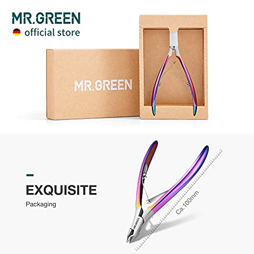 MR.GREEN Cuticle Nippers Gorgeous Colorful Cuticle Scissors Nail Manicure Cli...