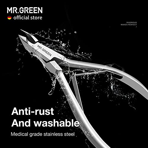MR.GREEN Cuticle Nippers Nail Manicure Scissors Cuticle Clippers Trimmer Dead...