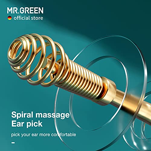 MR.GREEN Ear Wax Removal 360° Spiral Massage Ear Pick Ear Canal Cleaner Stain...