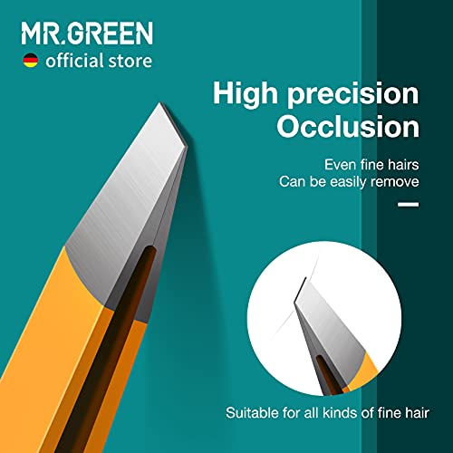 MR.GREEN Eyebrows Tweezers Colorful Beauty Fine Hairs Puller Makeup Tools Sta...