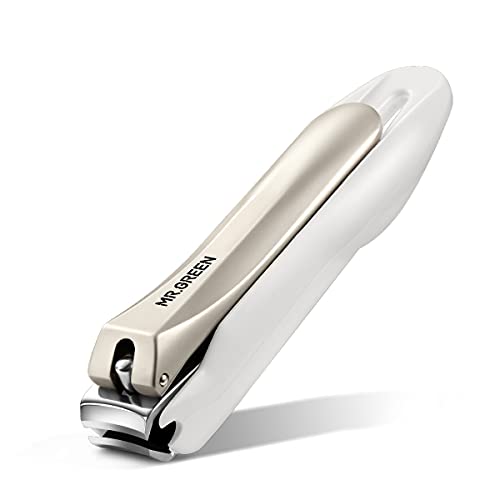 MR.GREEN Nail Clippers Anti Splash Fingernail Cutter Stainless Steel Manicure...