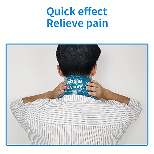 2 Pack Ice Packs for Injuries Reusable Hot Cold Gel Pack Cold Pack for Injuri...