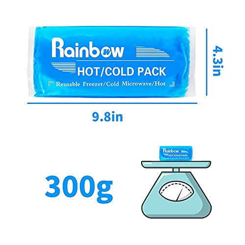 2 Pack Ice Packs for Injuries Reusable Hot Cold Gel Pack Cold Pack for Injuri...