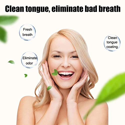 Tongue Brush, Tongue Scraper, Tongue Cleaner Helps Fight Bad Breath, 3 Tongue...
