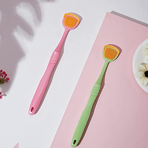 Tongue Brush, Tongue Scraper, Tongue Cleaner Helps Fight Bad Breath, 4 Tongue...