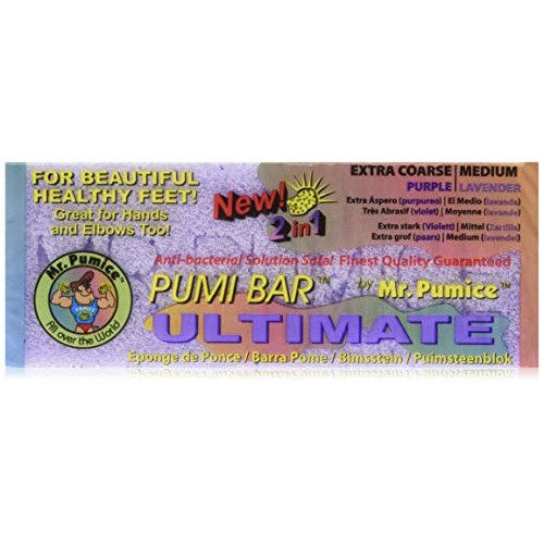 Mr. Pumice Ultimate Pumi Bar (6 Pack): 2-in-1 Callus Remover, Pedicure Stone ...