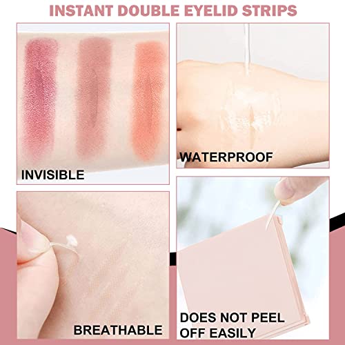 Eyelid Tape, Eyelid Lifter Strips, Ultra Invisible Double Eyelid Sided Sticky...