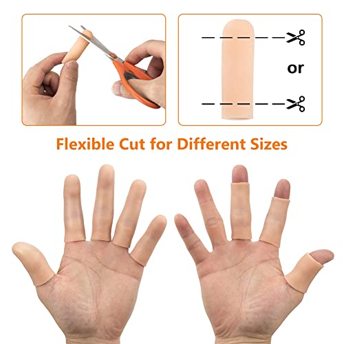 Gel Finger Cots, Silicone Finger Sleeve, Silicone Finger Covers, Gel Finger S...