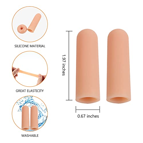 Gel Finger Cots, Silicone Finger Sleeve, Silicone Finger Covers, Gel Finger S...