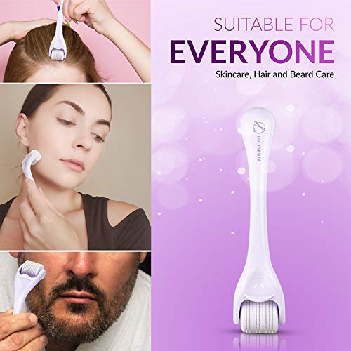 Lolysenta Derma Roller 0.25mm, Titanium Microneedle Roller for Face, Microder...