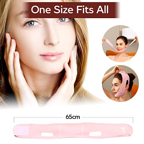 ParaFaciem Reusable V Line Mask Facial Slimming Strap Double Chin Reducer Chi...