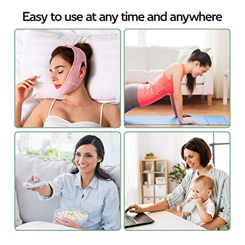 ParaFaciem Reusable V Line Mask Facial Slimming Strap Double Chin Reducer Chi...