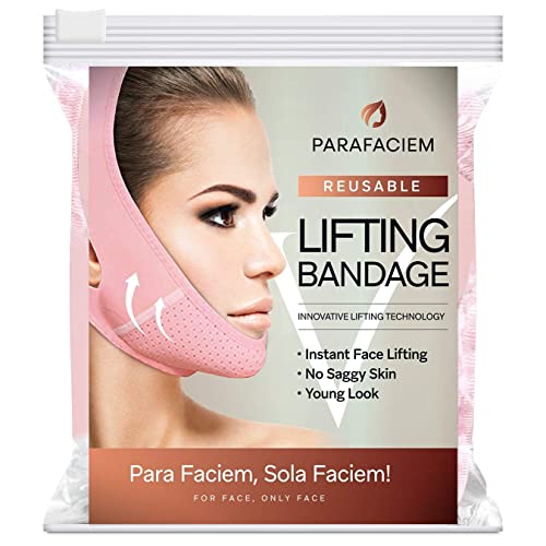 ParaFaciem Reusable V Line Mask Facial Slimming Strap Double Chin Reducer Chi...