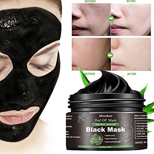 Peel Off Face Mask, Charcoal Peel Off Black Mask, Deep Cleansing Facial Mask,...