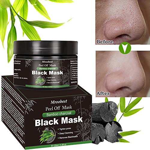 Peel Off Face Mask, Charcoal Peel Off Black Mask, Deep Cleansing Facial Mask,...