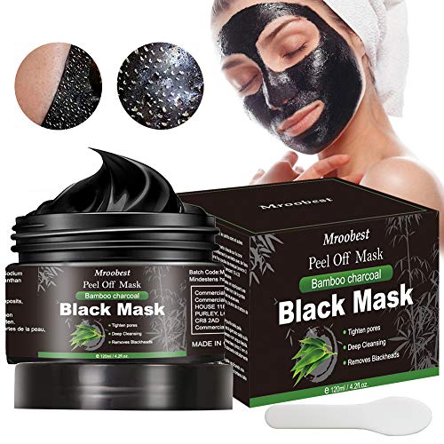Peel Off Face Mask, Charcoal Peel Off Black Mask, Deep Cleansing Facial Mask,...