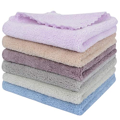 SUNLAND Microfiber Face Makeup Remover Cloth Reusable Facial Cleansing Towel ...