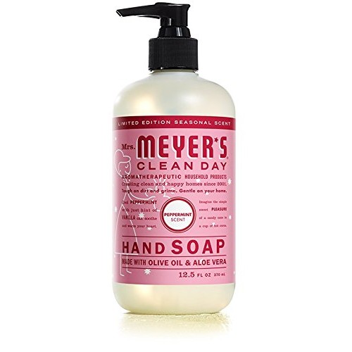 MRS. MEYER'S CLEAN DAY Holiday Hand Soap Bundle (Peppermint, Iowa Pine, and O...