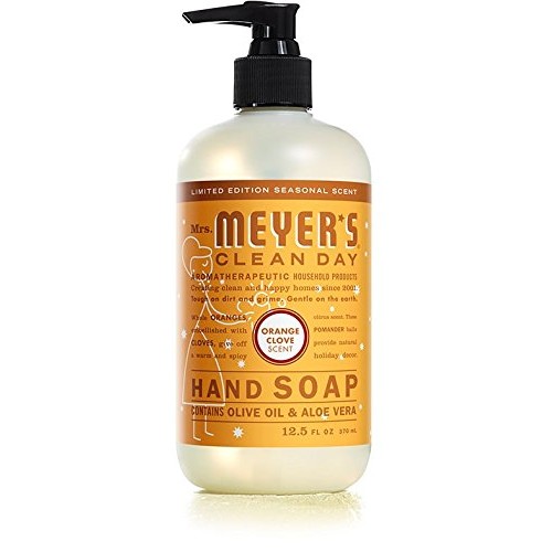 MRS. MEYER'S CLEAN DAY Holiday Hand Soap Bundle (Peppermint, Iowa Pine, and O...