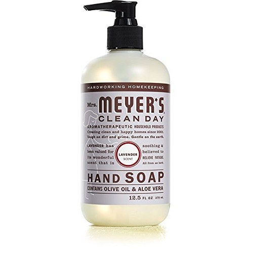 MRS. MEYER'S CLEAN DAY Liquid Hand Soap 12.5 OZ Scents Variety Pack 6 ( Rosem...